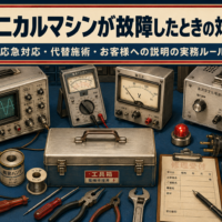 クリニカルマシンが故障したときの対応｜応急対応・代替施術・お客様への説明の実務ルールを解説する記事のアイキャッチ