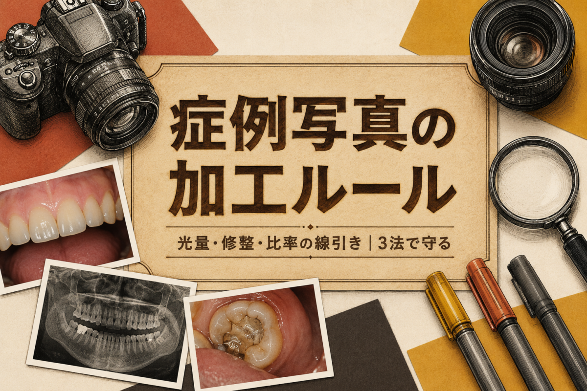 看護師サロンの症例写真の加工ルール｜光量・トリミング・修整の線引きと薬機法・景品表示法・ステマ規制で守る3ルール